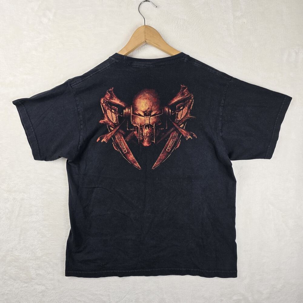 Vintage Megadeth Shirt L 2001 Killing Is My Business Priest Double Sided Tee Y2K - Picture 6 of 9
